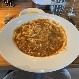 Cavatelli with bolognese sauce Cavatelli with bolognese sauce