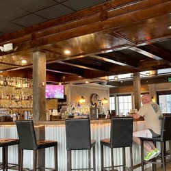 Cork and Rye - View of the bar from our table
