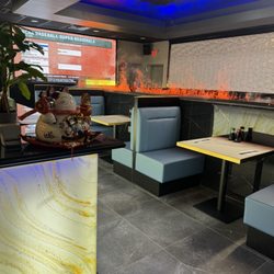 Tokyo Sushi - Dinning room is on fire!! Just kidding but look how awesome that looks!