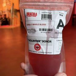 Special cocktail at Dracula: A Comedy of Terrors