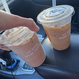 Bananas Foster Latte, Salted toffee nut mocha latte Bananas Foster Latte, Salted toffee nut mocha latte
