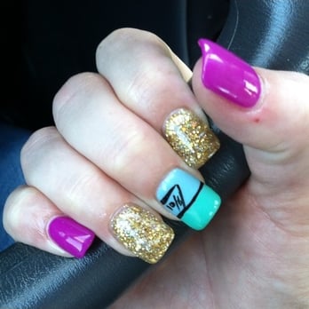 Trending Nails Spa - Mad Hatter Halloween nails :) came out so cute! - Waxing Near Me - San Jose, California
