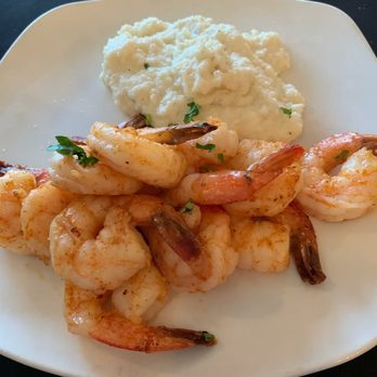Islands Fish Grill - 12 Shrimp and Garlic-Parmesan Grits - Seafood Near Me - Indialantic, Florida
