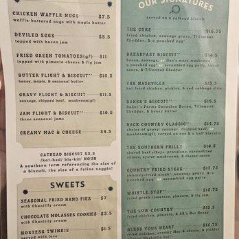 Buford's Biscuits - Menu - New American Near Me - Leesburg, Virginia