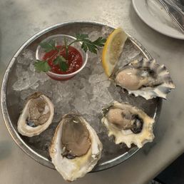 Oysters on Half Shell Oysters on Half Shell