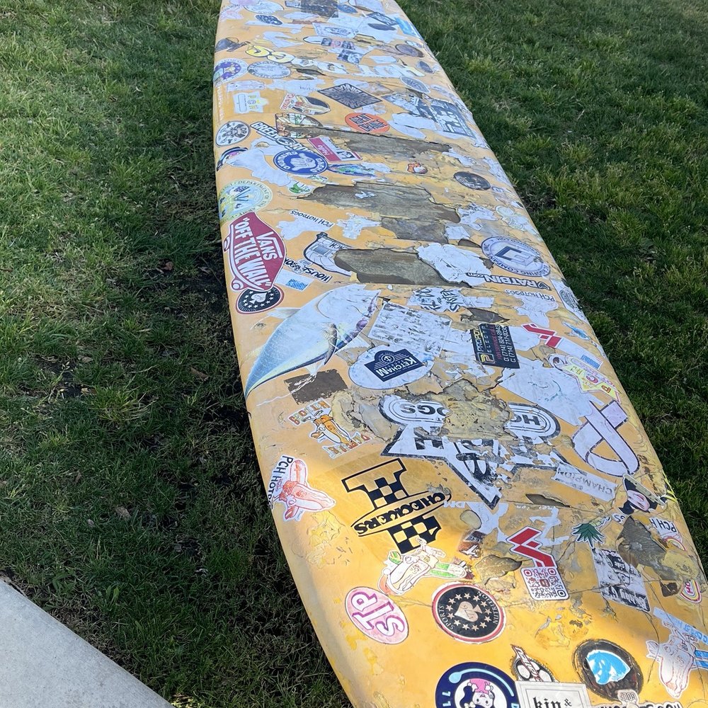 Pacific Coast Hot Dogs - Surfboard bench - Hot Dogs Near Me - Orange, California Pacific Coast Hot Dogs - Surfboard bench - Hot Dogs Near Me - Orange, California