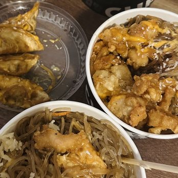 Cupbop - Korean BBQ - 2 Mandoo Bop Bowl && 1 Combo Bop Bowl with Rock && Ugly Chicken - Korean Near Me - Mesa, Arizona