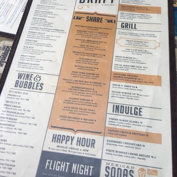 Draft - Menu - American Near Me - San Diego, California