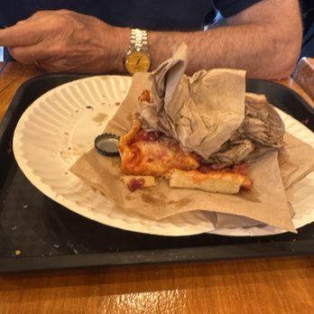 Champion Pizza - We gobbled it up before I could take a picture. - Pizza Near Me - New York, New York