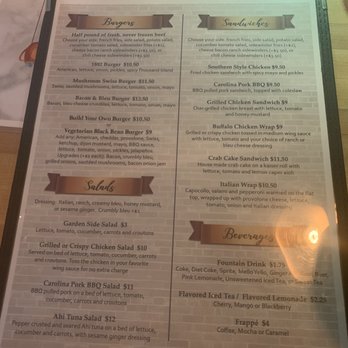 1882 on Desmond - Menu - American Near Me - Sayre, Pennsylvania