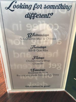 Menu photo 2 Blue Valley Bistro Creswell, OR