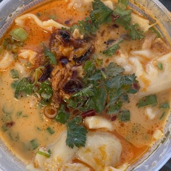 Kuu - Homemade Spicy Pork Wontons - very good - Ramen Near Me - New York, New York Kuu - Homemade Spicy Pork Wontons - very good - Ramen Near Me - New York, New York