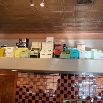 The Range Café - Collection of small stoves. - Mexican Near Me - Bernalillo, New Mexico
