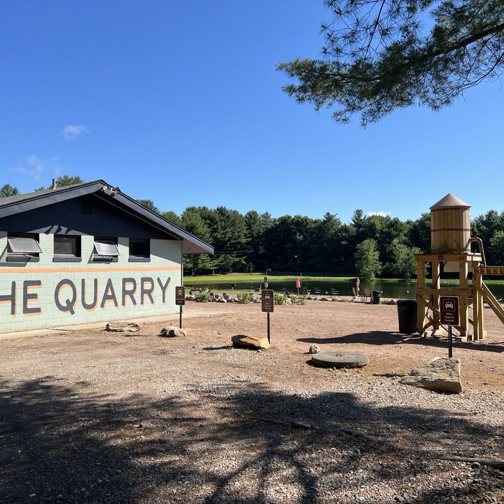 The Quarry Campground - Entrance and beach. - Campgrounds Near Me - Tolland, Connecticut The Quarry Campground - Entrance and beach. - Campgrounds Near Me - Tolland, Connecticut
