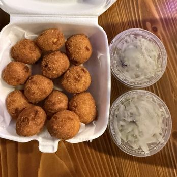 Cod Tail - Hush puppies, slaw - Fish & Chips Near Me - Charleston, South Carolina