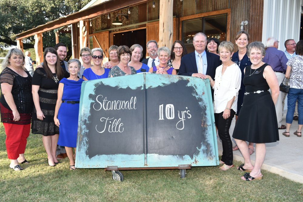 STONEWALL TITLE COMPANY Updated October 2024 1840 Acton Hwy