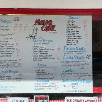 Mono Cone - Ice Cream & Frozen Yogurt Near Me - Lee Vining, California