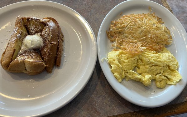 Photo of Piedmont Cafe & Bakery - Oakland, CA, US. French Toast Fanatic (2 eggs with hashbrowns)