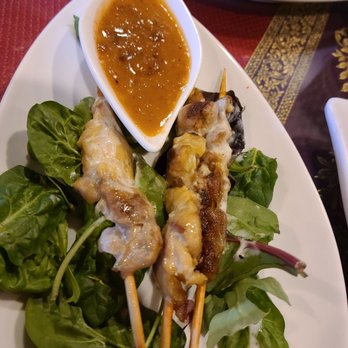 Chang Thai - bbq pork Satay smd peanut sauce - Japanese Near Me - San Angelo, Texas