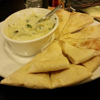Angel Fired Pizza - Artichoke dip with pizza chips! - Pizza Near Me - Angel Fire, New Mexico