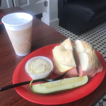 Original Bagel & Bialy - Bologna on sesame bagel Pickle potato salad - Delis Near Me - Buffalo Grove, Illinois Original Bagel & Bialy - Bologna on sesame bagel Pickle potato salad - Delis Near Me - Buffalo Grove, Illinois