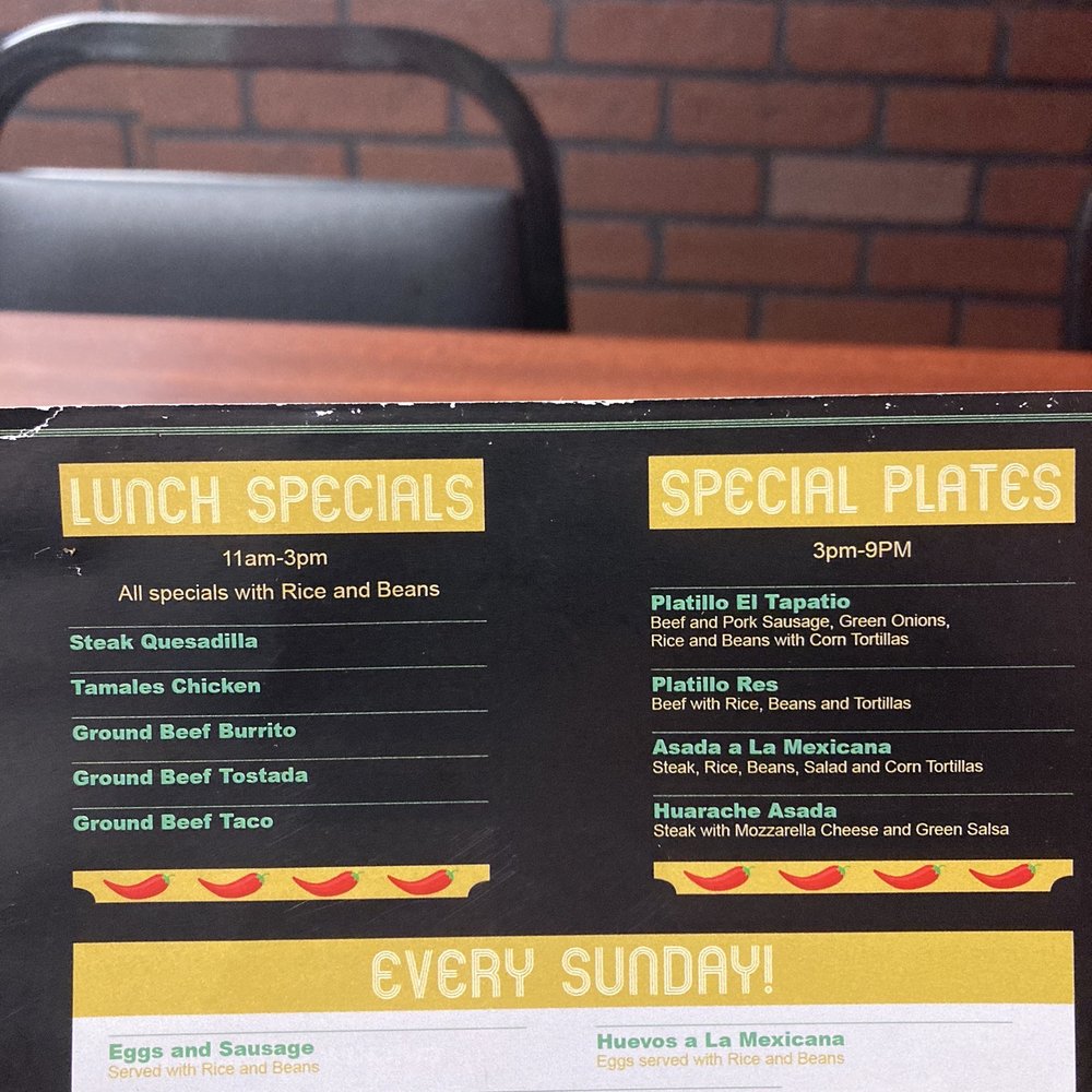La Tapatia - Taqueria - Menu - March 2023 - Mexican Near Me - Osage Beach, Missouri La Tapatia - Taqueria - Menu - March 2023 - Mexican Near Me - Osage Beach, Missouri