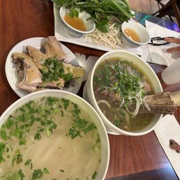 Short rib pho & chicken pho