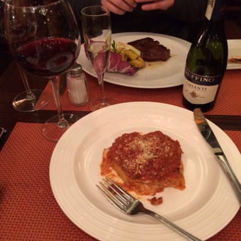 Il Vineto - Our dinner of the steak and lasagna - Roman Near Me - Rome, RM