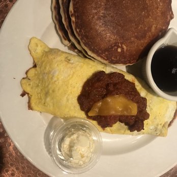PJ's Pancake House - Chili omelette - American Near Me - West Windsor, New Jersey PJ's Pancake House - Chili omelette - American Near Me - West Windsor, New Jersey