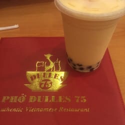 Pho Dulles 75 - They have a wide variety of bubble tea.... My choice is mango. Nice and refreshing!