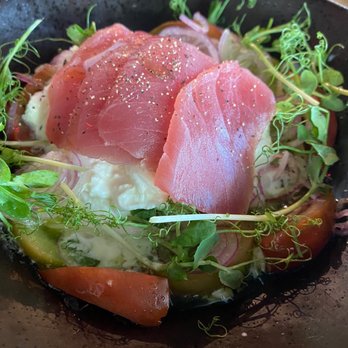 Pubbelly Sushi - Tuna sashimi burrata salad - Sushi Bars Near Me - Kendall, Florida Pubbelly Sushi - Tuna sashimi burrata salad - Sushi Bars Near Me - Kendall, Florida