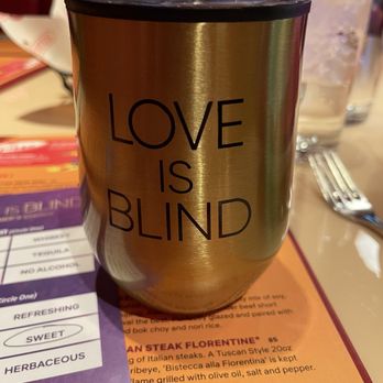 Netflix Bites - Love is Blind drink and you get to keep the metal wine type tumbler - American Near Me - Las Vegas, Nevada Netflix Bites - Love is Blind drink and you get to keep the metal wine type tumbler - American Near Me - Las Vegas, Nevada