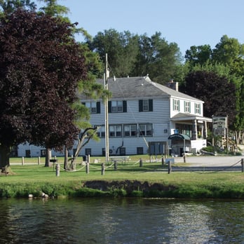Jack's Landing - Lodge/Restaurant/ Bar as seen from Lake - Resorts Near Me - Hillman, Michigan