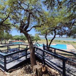 Lake Pointe Resort - Pools with views! We have a junior Olympic Family Pool, and an adult pool!