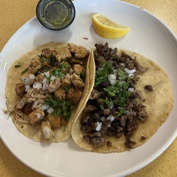 Viviana's - Chicken and asada tacos. Very good, could have used more onion and cilantro.. hand made tortillas can't go wrong! - Mexican Near Me - Ventura, California Viviana's - Chicken and asada tacos. Very good, could have used more onion and cilantro.. hand made tortillas can't go wrong! - Mexican Near Me - Ventura, California