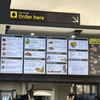 Egg N Bird - Menu - Chicken Shop Near Me - Plano, Texas