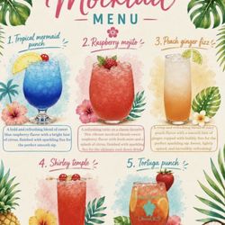 Bear Creek Coffee - Summer Mocktail Menu