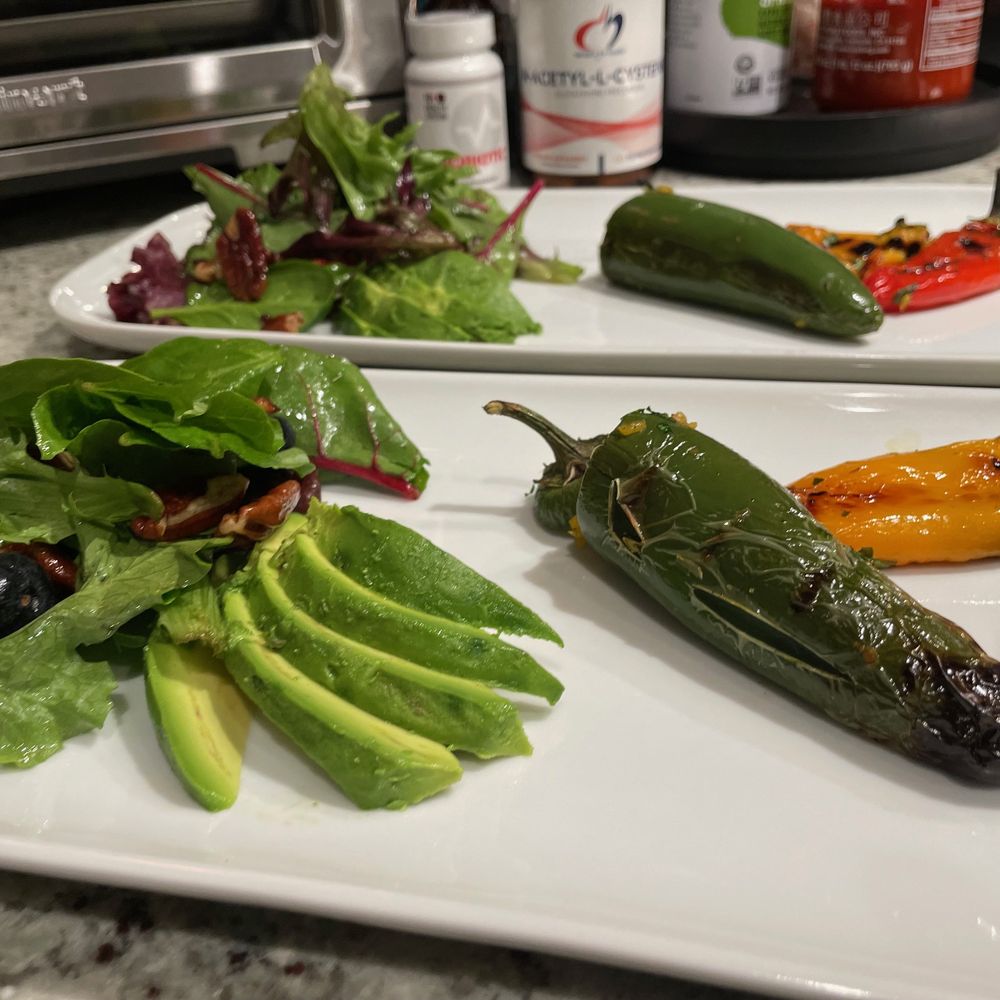 Cuisine by Celine - a plate of peppers and a salad - Caterers Near Me - Chandler, Arizona Cuisine by Celine - a plate of peppers and a salad - Caterers Near Me - Chandler, Arizona