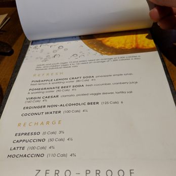Moxies Pickering Restaurant - Non-alcoholic drinks - Canadian (New) Near Me - Pickering, Ontario