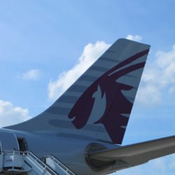 Qatar Airways - flying with Qatar - running with the oryx