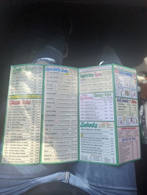 Menu photo 3 Dan's Super Subs Woodland Hills, CA