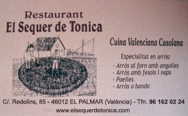 Restaurant El Sequer de Tonica by null