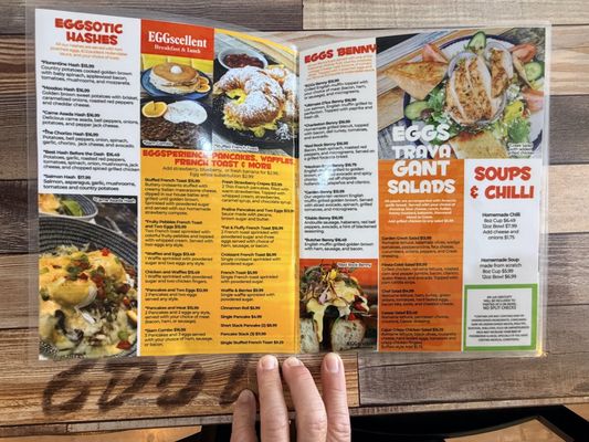 Menu photo 2 Eggscellent Las Vegas, NV