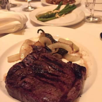 Garufa - 14 oz. Ribeye with onions, mushrooms, and asparagus - Argentine Near Me - El Paso, Texas