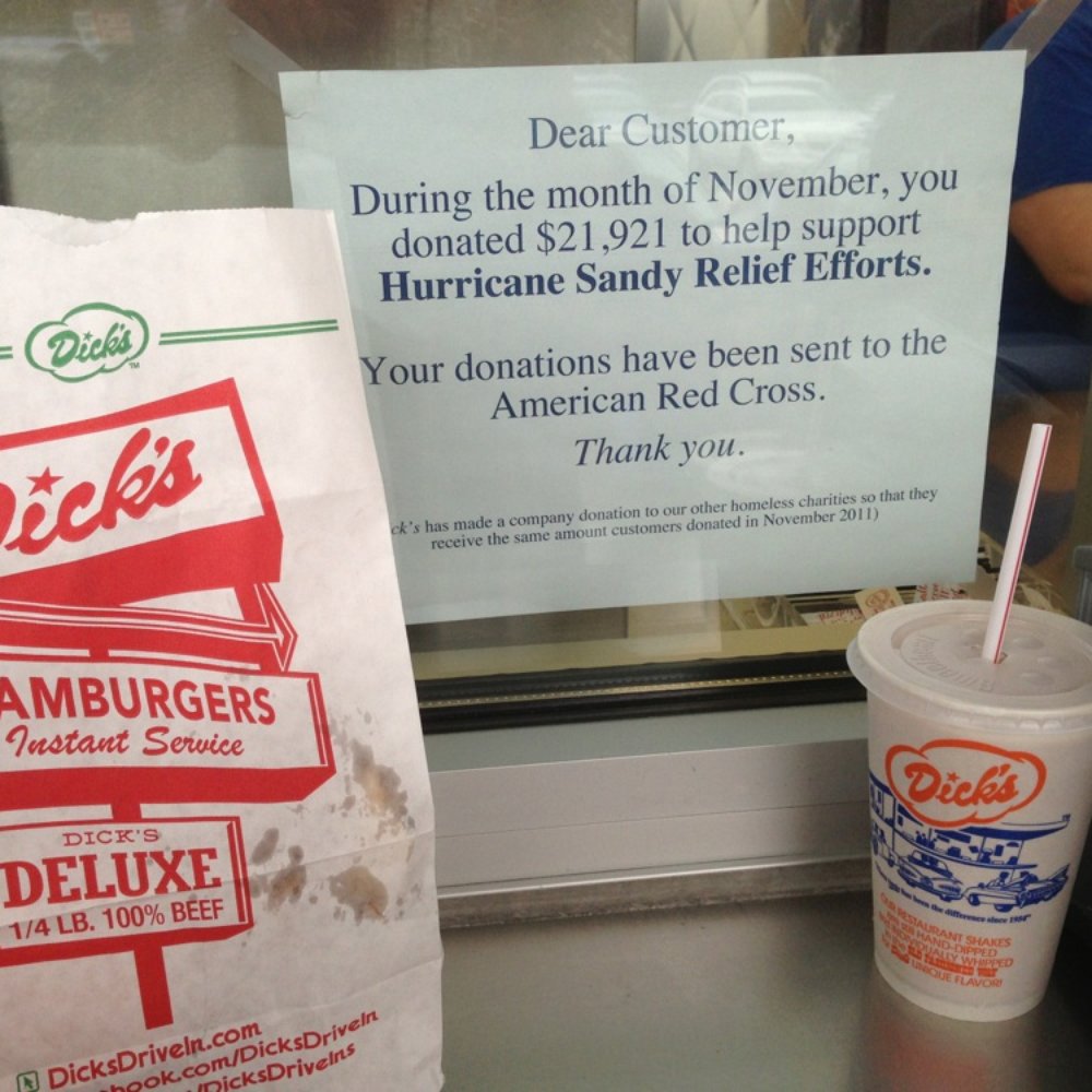 Dick's Drive-In - Awesome !! What a Cool Business..... - Burgers Near Me - Edmonds, Washington Dick's Drive-In - Awesome !! What a Cool Business..... - Burgers Near Me - Edmonds, Washington