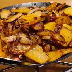 Bratkartoffeln zum Matjes