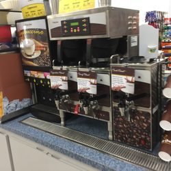 Inland Sun Valley Market and Deli - Three kinds of hot coffee, along with other hot drinks