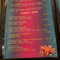 Heladeria Reinita - Menu