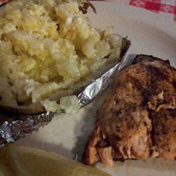 Pinnacle Peak - Grilled Salmon anx Potato - Steakhouses Near Me - Tucson, Arizona Pinnacle Peak - Grilled Salmon anx Potato - Steakhouses Near Me - Tucson, Arizona