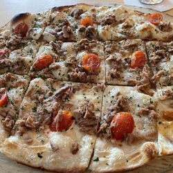 Brauhaus Richrather Hof - Flammkuchen mit Thunfisch